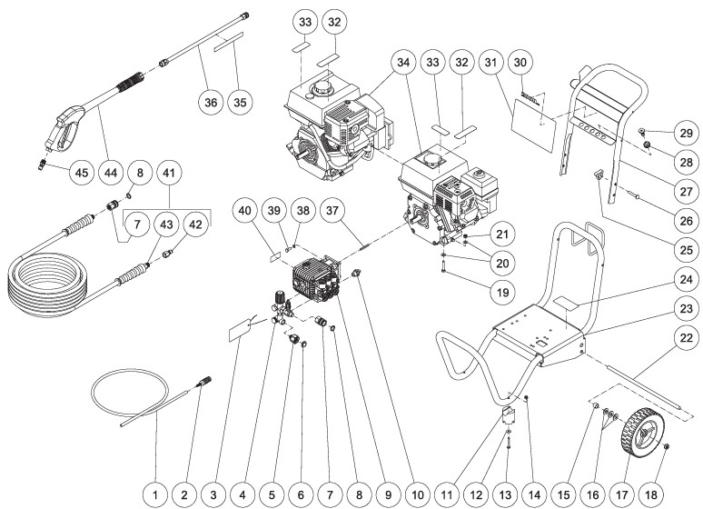 MITM CD-2003-1MVC replacement parts and expolded view
